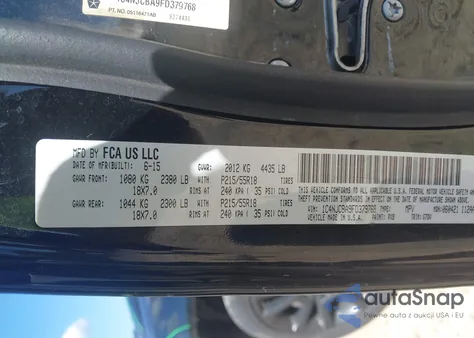 2015 Jeep Compass Altitude Edition from USA, damaged, VIN 1C4NJCBA9FD379768